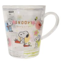 cinemacollection/シネマコレクション cinemacollection スヌーピー プラカップ ウォーターカップ カラフルスヌーピー ピーナッツ ティーズファクトリー プラコップ/508215908