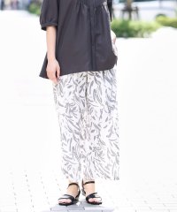eur3/【大きいサイズ/a.v.v×eur3】リーフプリントパンツ/508216004