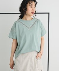 CRAFT STANDARD BOUTIQUE/クラフトスタンダードブティック CRAFT STANDARD BOUTIQUE 接触冷感/UVカット レースシアーTシャツ/508216031
