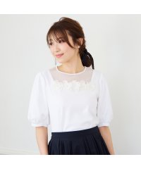 Rose Tiara(L SIZE)/【人気追加/手洗い可】ドットチュールカットソー/508216685
