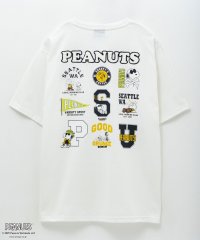 MAC HOUSE/マックハウス Mac－House PEANUTS SNOOPY ロゴサガラ刺繍Tシャツ/508216779