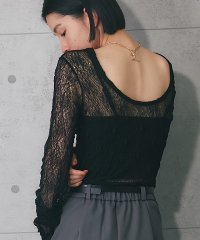 ANOTHER S/アナザーエス ANOTHER S バックオープンレーストップス/508216786