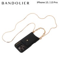 BANDOLIER/バンドリヤー BANDOLIER スマホショルダー スマホケース iphone15 15pro アイフォン メンズ レディース ブラック 14GSE/508216801