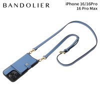 BANDOLIER/バンドリヤー BANDOLIER スマホショルダー スマホケース iphone16 16pro 16proMax アイフォン メンズ レディース ブルー 18C/508216805