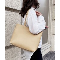 florge/フロージュ florge 【A4収納可・軽量】レザータッチバイカラーシンプルトートバッグ/サブバッグ/508216869
