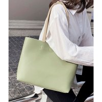 florge/フロージュ florge 【A4収納可・軽量】レザータッチバイカラーシンプルトートバッグ/サブバッグ/508216869