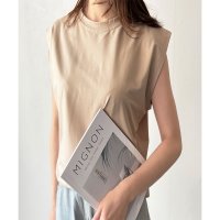 Amulet/アミュレット Amulet フレンチスリーブカットソー レディース 韓国 カットソー 春夏 涼しい 着心地 シンプル 上品 大人 カジュアル 無地 カジュアル /508216881