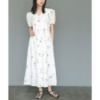 mili an deni/ミリアンデニ mili an deni 花柄カシュクールワンピース/508216886
