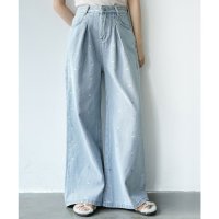 mili an deni/ミリアンデニ mili an deni 花刺繍デニムパンツ/508216892