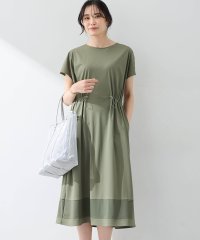A/C DESIGN BY ALPHA CUBIC/エーシーデザインバイアルファキュービック A/C DESIGN BY ALPHA CUBIC 裾メッシュ切替えラッシュワンピース【接触冷感・UVカット・撥水】/508216957