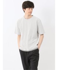m.f.editorial/エムエフエディトリアル m.f.editorial 格子柄ジャガード クルーネック半袖Tシャツ/508216972