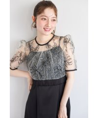 tocco closet/トッコクローゼット tocco closet きらきらレーストップス×サテンキャミワンピースSET/508217182