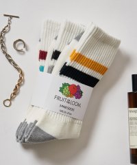 FRUIT OF THE LOOM/フルーツオブザルーム FRUIT OF THE LOOM 3Pヴィンテージ3ラインソックス 81009100/508217196