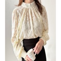 Amulet/アミュレット Amulet フラワーシャギーブラウス レディース 韓国 花柄 春夏 上品 カジュアル トレンド 大人 着映え 華やか 長袖 かわいい デート ト/508217475