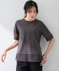 A/C DESIGN BY ALPHA CUBIC/エーシーデザインバイアルファキュービック A/C DESIGN BY ALPHA CUBIC 異素材切替えロゴTシャツ/508217522