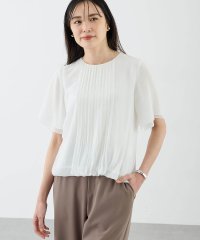A/C DESIGN BY ALPHA CUBIC/エーシーデザインバイアルファキュービック A/C DESIGN BY ALPHA CUBIC 消しプリーツ楊柳ブラウス/508217526