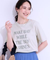 SHOO・LA・RUE/【S－LL/ひんやり/UV】汗をかいても気になりにくい グラフィックTシャツ/508217556
