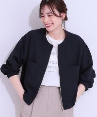 SHOO・LA・RUE　DRESKIP/シューラルー／ドレスキップ SHOO・LA・RUE/DRESKIP ひんやり麻調ZIPブルゾン/508217576