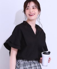 SHOO・LA・RUE　DRESKIP/シューラルー／ドレスキップ SHOO・LA・RUE/DRESKIP 袖フリルスキッパーシャツ/508217580