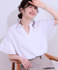 SHOO・LA・RUE　DRESKIP/シューラルー／ドレスキップ SHOO・LA・RUE/DRESKIP 袖フリルスキッパーシャツ/508217580