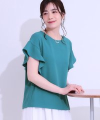 SHOO・LA・RUE　DRESKIP/シューラルー／ドレスキップ SHOO・LA・RUE/DRESKIP 【イージーケア】袖フリルブラウス/508217581