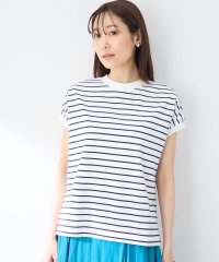 Petit Honfleur/プチ オンフルール Petit Honfleur 【UVカット】【接触冷感】ボーダーTシャツ/508217626