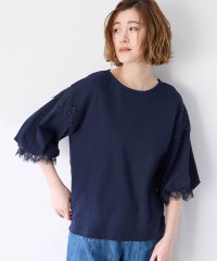 Petit Honfleur/プチ オンフルール Petit Honfleur レーススリーブプルオーバー/508217630
