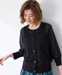 Petit Honfleur/プチ オンフルール Petit Honfleur クルーネックカーディガン/508217632
