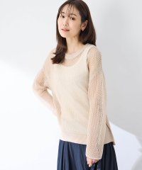 Petit Honfleur/プチ オンフルール Petit Honfleur メッシュニットプルオーバー/508217633