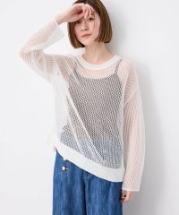 Petit Honfleur/プチ オンフルール Petit Honfleur メッシュニットプルオーバー/508217633