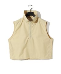 MIDIUMISOLID/MIDIUMISOLID for Ladies ハイネックジップベスト/508217799