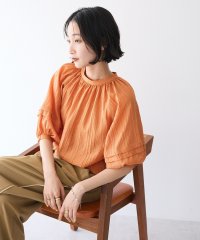 CRAFT STANDARD BOUTIQUE/クラフトスタンダードブティック CRAFT STANDARD BOUTIQUE ストライプジャカードパフスリーブブラウス/508217878