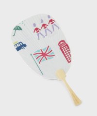  LAURA ASHLEY/ロンドン柄 手ぬぐいうちわ/508218102