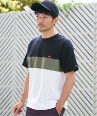ikka/URBAN NATURE LIFE アーバンネイチャーライフ ワンポイント切り替えTシャツ/508040293
