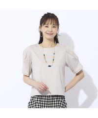 Liliane Burty ECLAT/【Charme par Eclat】袖タック　プルオーバーTシャツ/508159274