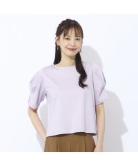 Liliane Burty ECLAT/【Charme par Eclat】袖タック　プルオーバーTシャツ/508159274