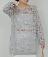 GALLARDAGALANTE/メッシュロングニット/508161026