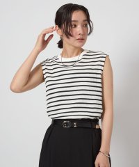 green label relaxing/【WEB限定】＜at ease＞ワッフル ノースリーブ Tシャツ/508180666