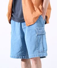 GLOSTER/【GLOSTER/グロスター】イージーデニムカーゴショーツ／USEDライク ハーフパンツ/508187259
