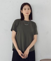 COMME CA ISM /【接触冷感】バックタック Ｔシャツ/508194585