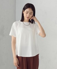 COMME CA ISM /【接触冷感】バックタック Ｔシャツ/508194585