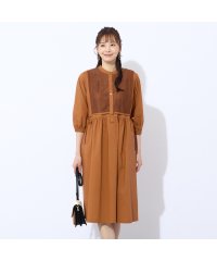 Liliane Burty ECLAT/【S・Mサイズ】メッシュレースレイヤードワンピース/508203380