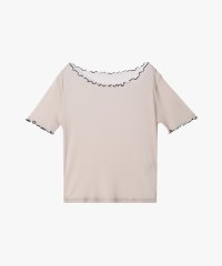 To b. by agnes b./バイカラーメローTシャツ/508203698