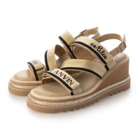 LANVIN en Bleu/ランバン オン ブルー LANVIN en Bleu ロゴストラップウェッジヒールサンダル/508205508