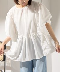 MAISON BREEZE/メゾンブリーズ MAISON BREEZE スクエアフリルブラウス trc/508206857