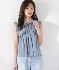 PROPORTION BODY DRESSING/レースドッキングボウタイブラウス/508216046
