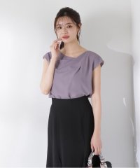 PROPORTION BODY DRESSING/ニュアンスネックフレンチスリーブブラウス/508216047