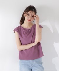 PROPORTION BODY DRESSING/ニュアンスネックフレンチスリーブブラウス/508216047