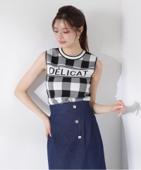 PROPORTION BODY DRESSING/ブロックチェックジャガードニット/508216051
