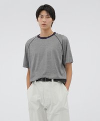 MHL./FINE STRIPED COTTON JERSEY TOP/508216070
